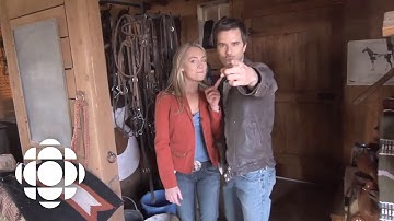 Thumbnail of Heartland Set Tour with Amber Marshall and Graham Wardle | Heartland | CBC