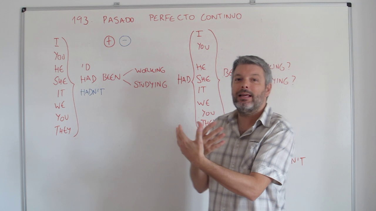 Pasado perfecto continuo. Aprende inglés con Marcos (193) prepare