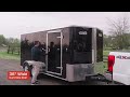 Carry-On Trailer 7K Tandem Axle Enclosed Cargo Trailer with Bullnose Front and Flat Roof