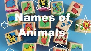 Learning Animals Names with Block Puzzle Game - Learn English For Kids - Vocabulary - Pronunciation screenshot 1