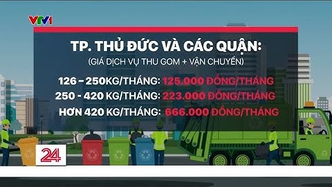 TP. Hồ Chí Minh: Người dân ý kiến gì việc thu phí rác thải theo kg? | VTV24