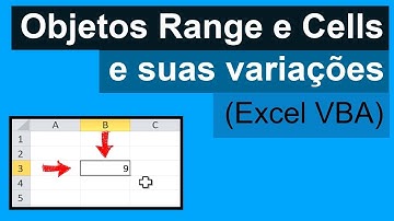 Excel Cells e Range  - suas variações e como usar no Excel VBA #excel #excelvba