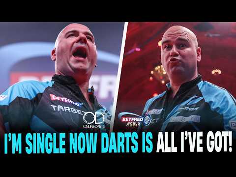 "Darts is all I've got" Rob Cross if you miss the Matchplay you're doing something wrong