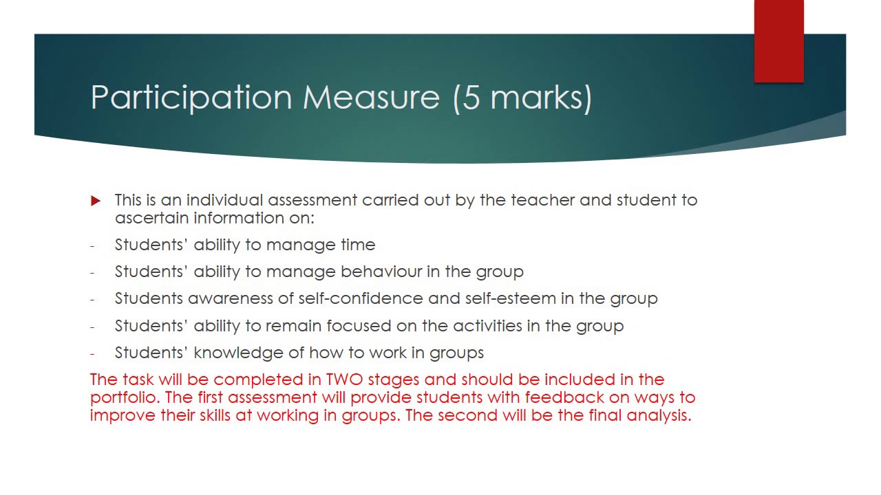 english sba oral presentation mark scheme