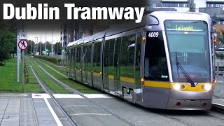 ⁴ᴷ 'Luas' Tramway action in Dublin, Ireland