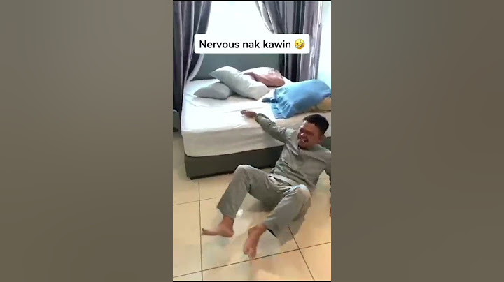 PENGANTIN NERVOUS PAKAI SAMPIN