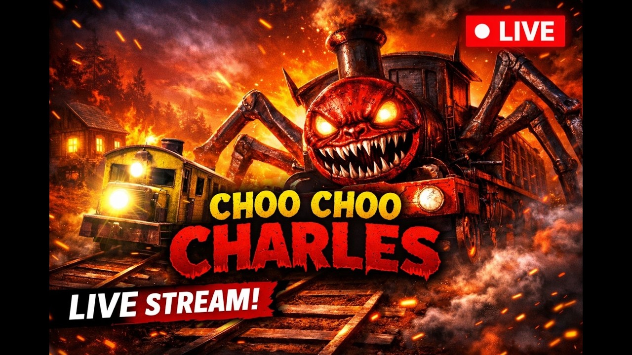 CHOO CHOO CHARLES LIVE STREAM #shortfeed #shortslive
