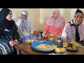 لبنى جابت الكيكة والمسمن تفطر جمعة و ادريسية