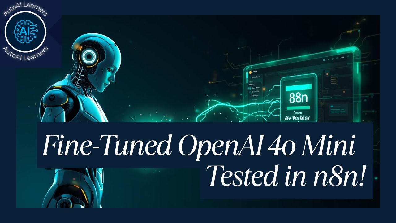 I Fine-Tuned OpenAI 4o Mini & Deployed It in n8n | Step-by-Step Tutorial for Custom AI