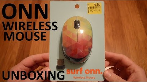 Unboxing Surf Onn. Wireless Mouse