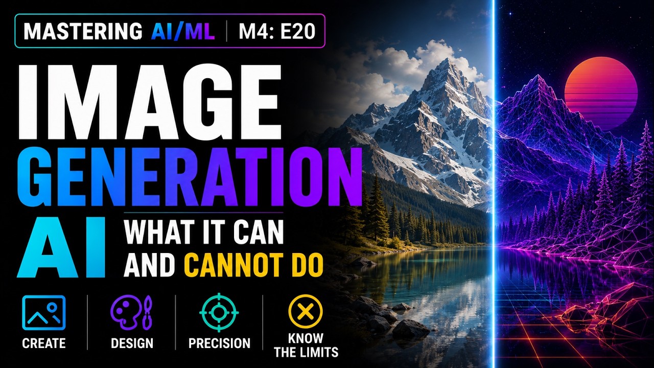 AI Image Generation Explained — What It Can Do and Can't Do, and How to Do It | Master AI & ML E 20
