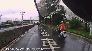 20150525機車行車--中山/中安路況