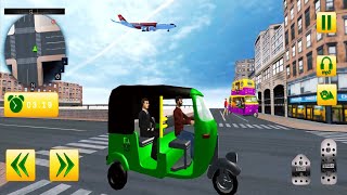 US City Auto Rickshaw: Modern Tuk Tuk Games - Auto Rickshaw Game #3 Android Game Play screenshot 5