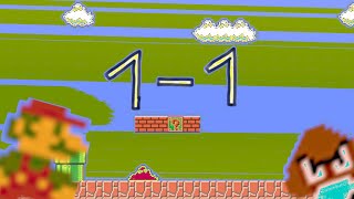 Super Mario Bros World 1-1, but it's sprite animated