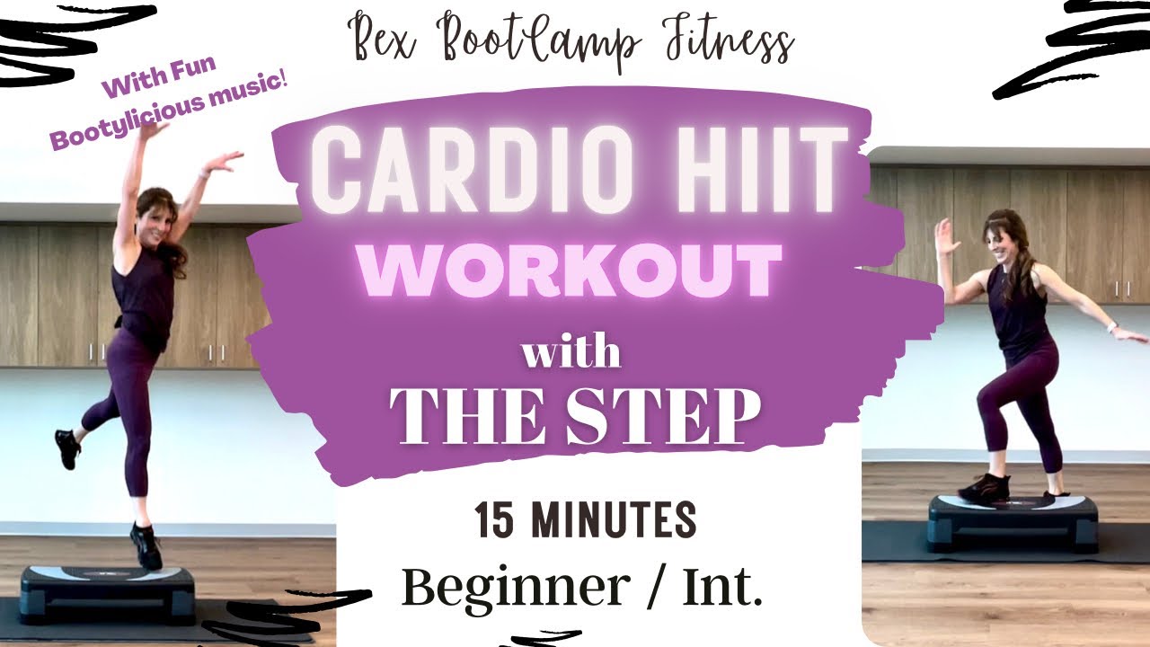 🔥CARDIO HIIT with the STEP🔥| 15 Minute CARDIO WORKOUT | High Energy & Fun Intervals | Fat Burner!