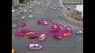 Collecting road traffic data from using low resolution video