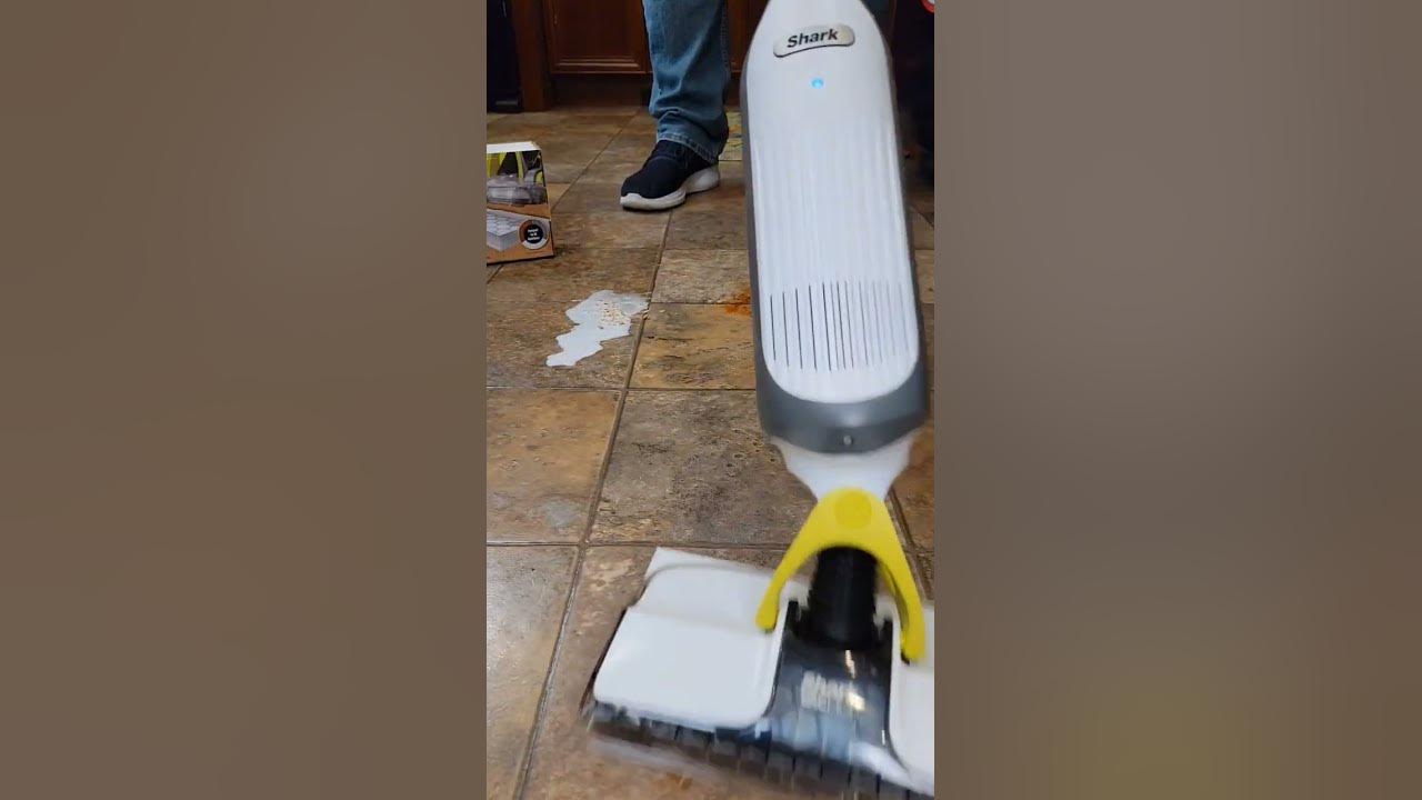Shark VACMOP Cleans foors Really Good YouTube