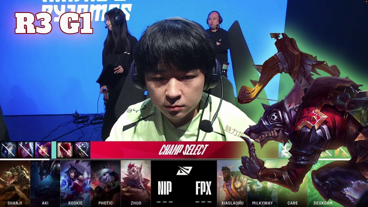 FPX vs NIP Game 1 Round 3 S14 LPL Spring Playoffs 2024 FunPlus