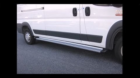 DODGE PROMASTER RUNNING BOARD INSTALL