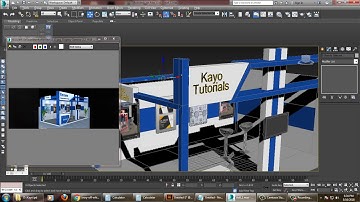 Tutorial on Modeling & texturing a 3d stall in 3dsmax using Vray ( Part 4)