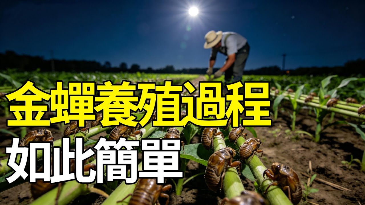 金蟬超神祕一生，養殖過程讓人大開眼界！#金蟬#知了#蟬#昆蟲#科普#冷知識