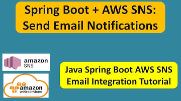 Spring Boot + AWS SNS: Send Email Notifications | Java Spring Boot AWS SNS Email Integration