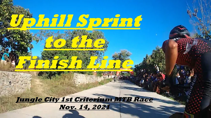 Uphill Sprint Finish | Jungle City 1st Criterium M...
