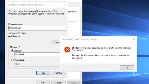 Microsoft Windows Domain join issue and troubleshooting