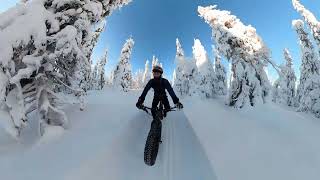 Fatbiking In Winter Wonderland