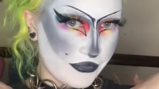 GOTH PRIDE MONTH MAKEUP FULL TUTORIAL