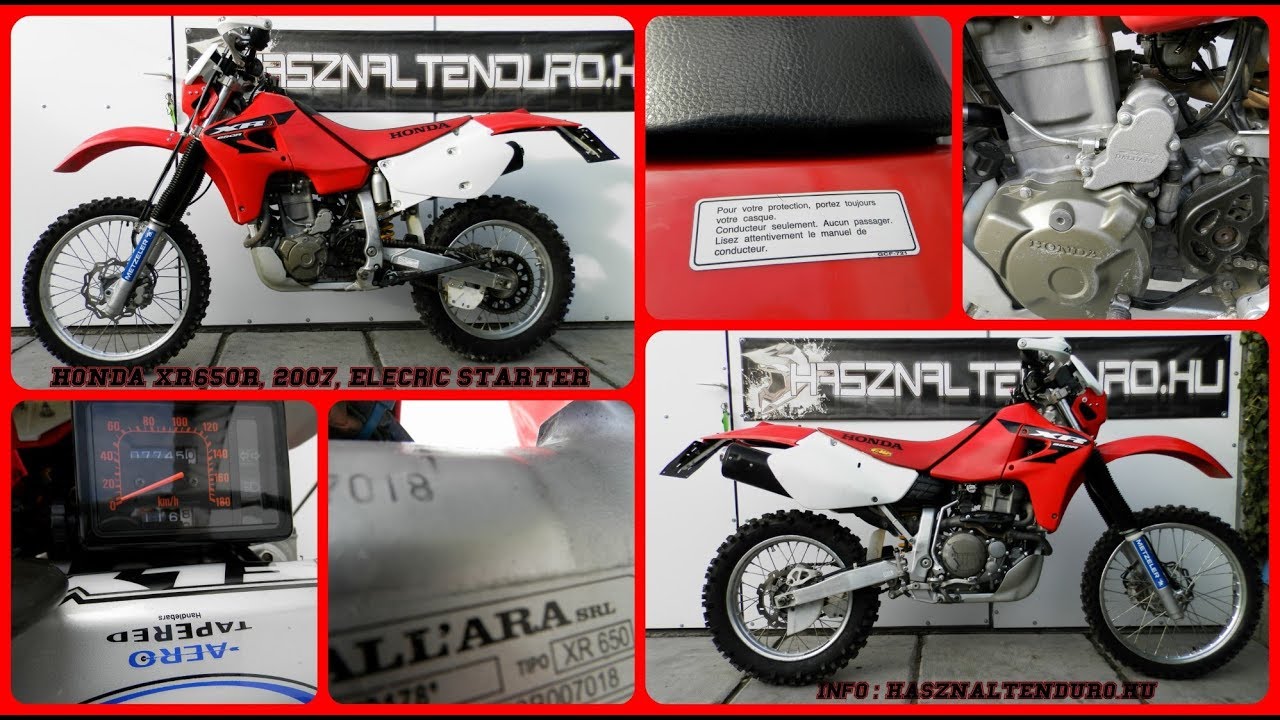 Honda Xr 650 R Dall Ara 2007 Electric Starter You Honda Xr 650 R Dall Ara 2007 Electric Starter