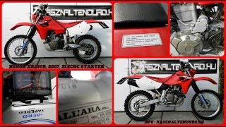 Honda XR 650 R Dall'ara, 2007, Electric starter