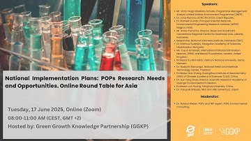 Science meets Policy. Regional roundtable on POPs research needs and opportunities in Asia for NIP