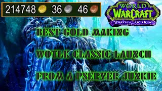 🚀Actual BEST Gold Making Guide for WOTLK Classic LAUNCH from a 3x RF Tailor Expert & PServer Junkie🐒