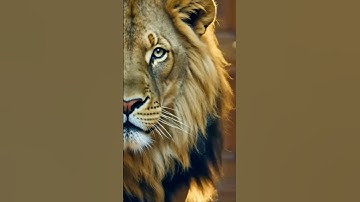 AI Lion Majesty: Stunning Close-Up #shorts
