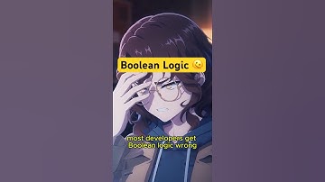 Boolean Logic Everyone Gets Wrong 🤔 #anime #programming #developer