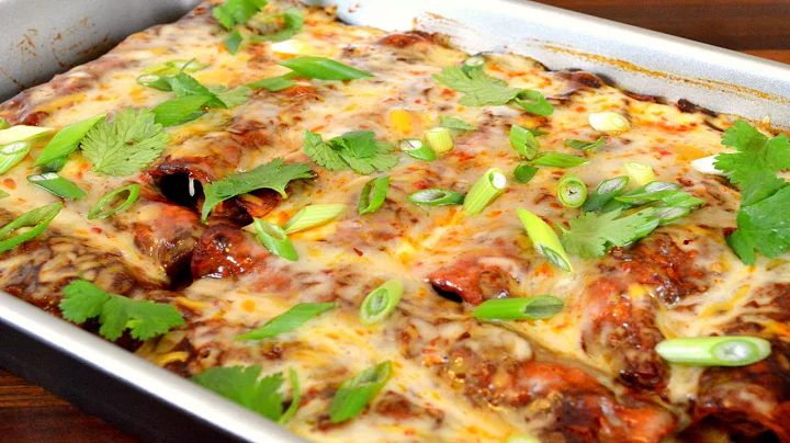 Homemade Chicken Enchiladas Recipe | REAL Chicken ...