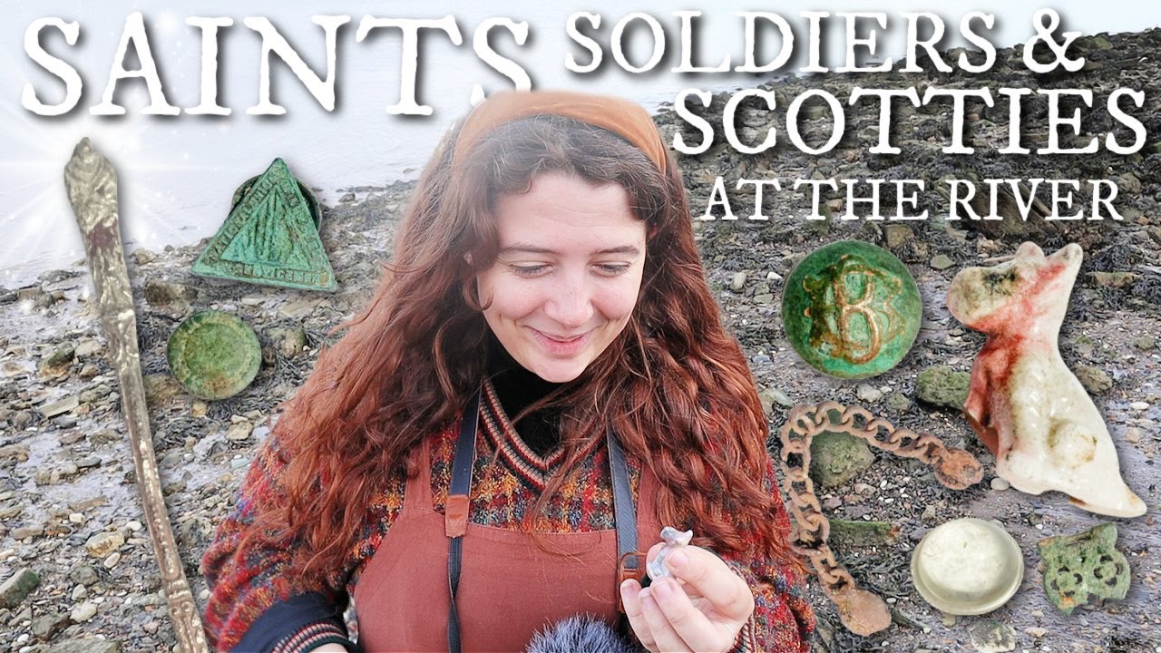 Scraping + Mudlarking Poignant Militaria, Apostles and Dolls House Pets!