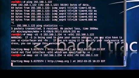 Nmap - Network Scanning, OS Fingerprinting, IP Spoofing