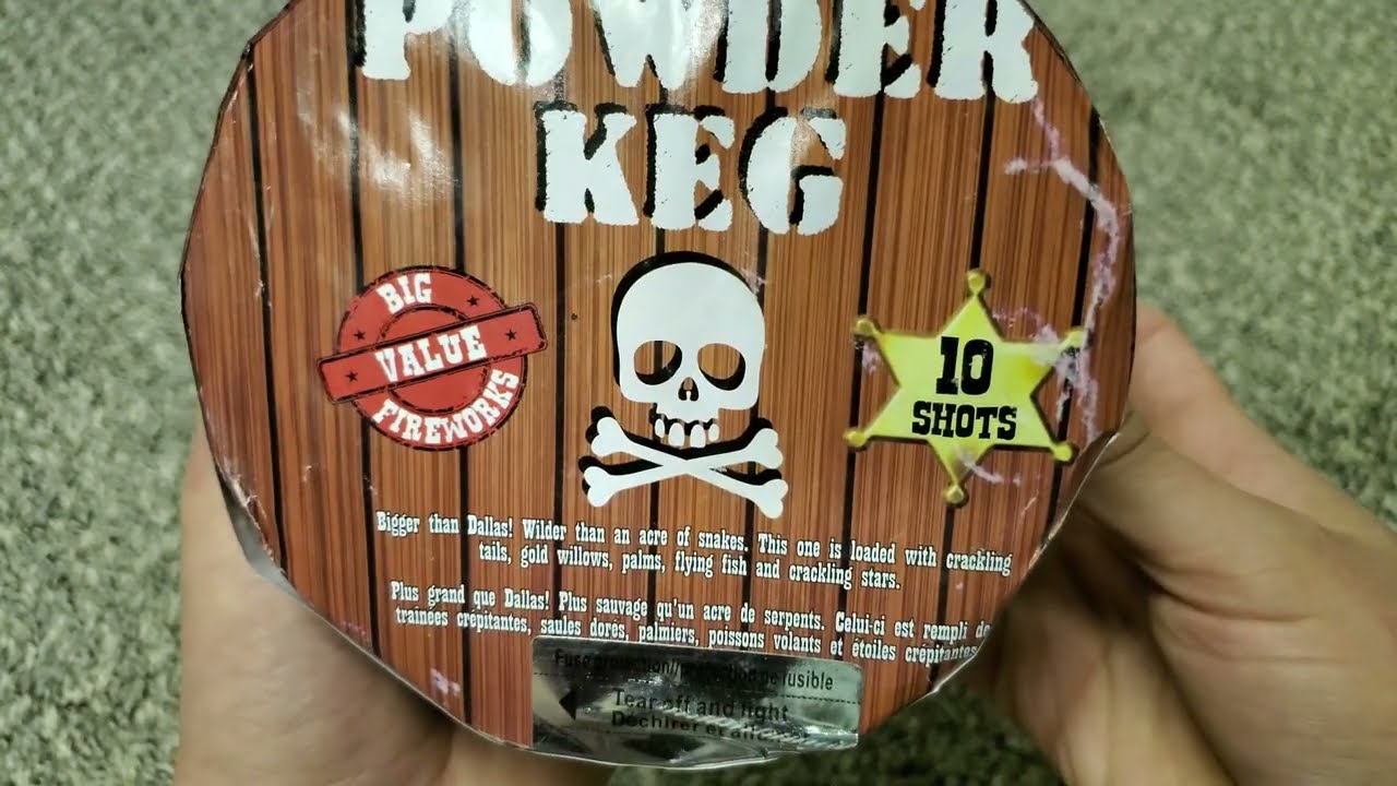 Powder Keg by Big Value Fireworks CRACKLING TAILS - YouTube