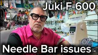 Juki F-600 Repair | Broken Gear & Needle Bar Too High Fixed by The Sewing Doctor
