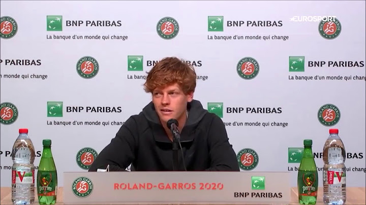 Jannik Sinner Conferenza Stampa dopo match vs. Rafael Nadal - Roland Garros 07.10.2020 (ITA)