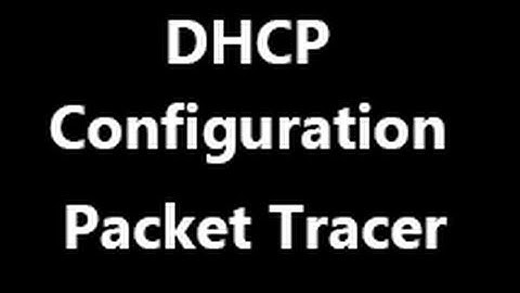 DHCP Server Configuration Wired & Wireless in Packet Tracer