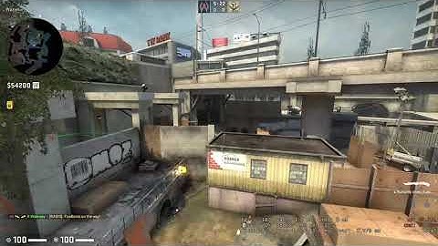 CSGO - Overpass Practise Video (Smoke - Molotov - Flash)
