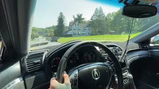 Straight pipe Acura TL POV cruise and pulls Straight Pipe Acura Tl Type S Pulls Pov Drive