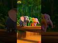 Chaar Mote Hathi Ghumne Chale | 4 Fat Elephants Rhyme | Hindi Nursery Rhymes#shorts
