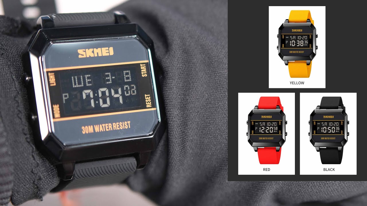 SKMEI 1848 - Review & Setting Jam Tangan Pria Digital Fashion ...