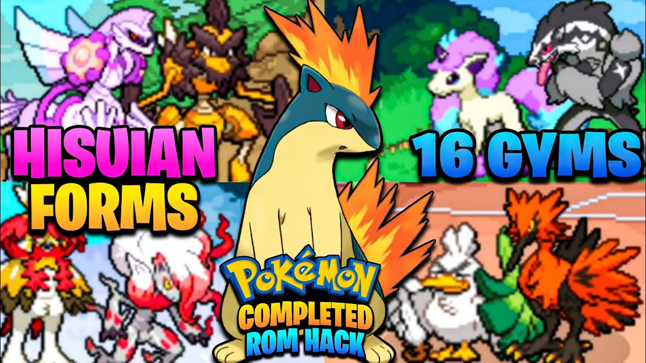 NEW] Completed Pokemon GBA Rom Hack 2022 With Hisuian Forms