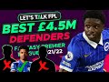 BEST CHEAP DEFENDERS (4.5m or below) in FPL | Fantasy Premier League 2021/22