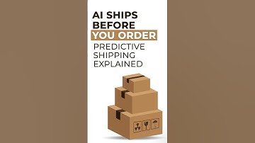 AI Ships Before You Order, Predictive Shipping Explained. #ytshorts #viralvideo #ai